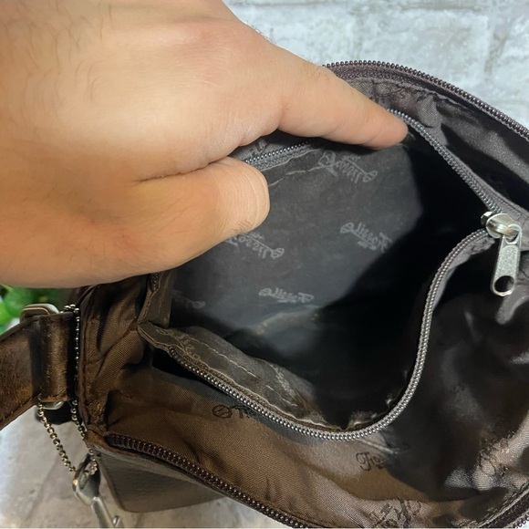 Fossil Leather Handbag with Key Brown - Picture 6 of 13